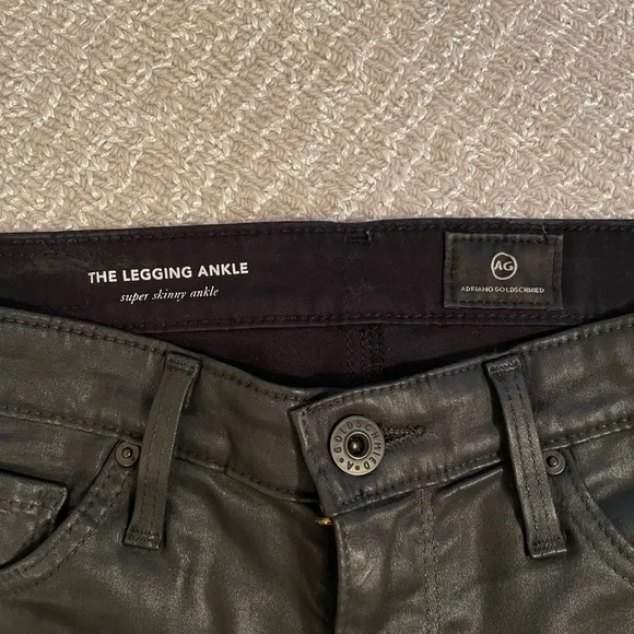 AG the legging ankle skinny leather jeans - Picture 7 of 14